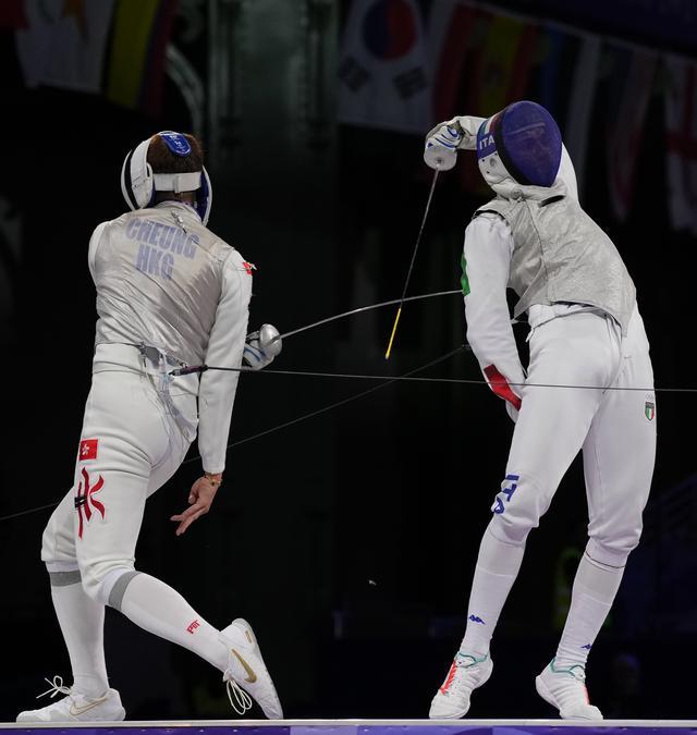 危地马拉选手在击剑比赛中落败